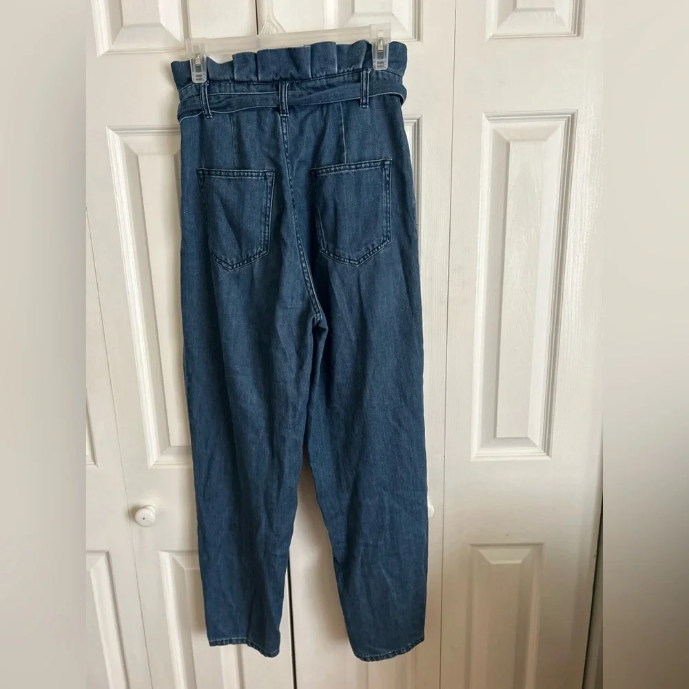 ✌️4 for $20✌️ Frank & Oak Linda balloon in dark wash - Picture 4 of 10